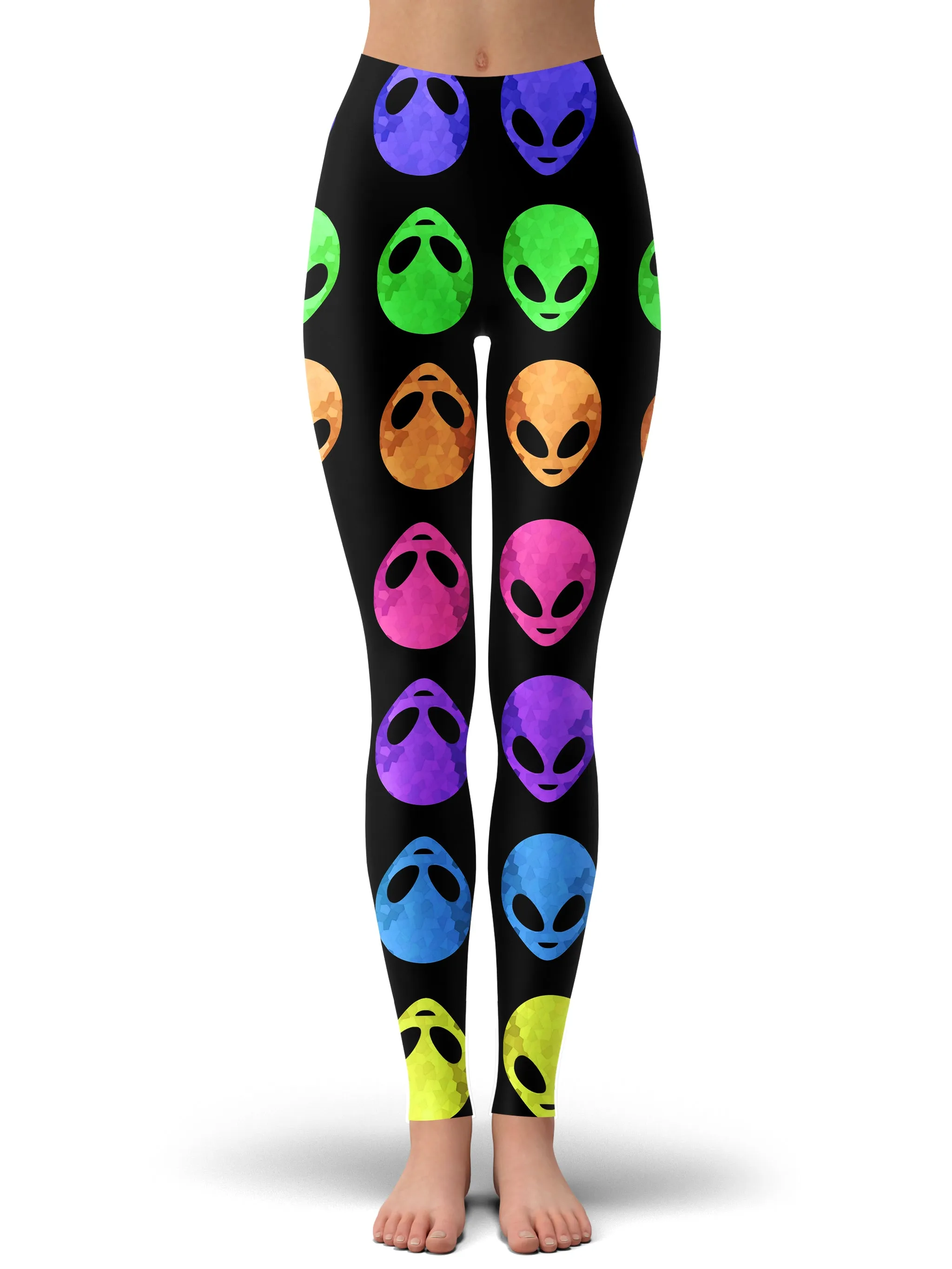 Alien Pattern Zip-Up Hoodie and Leggings Combo sold by iEDM product image thumbnail 3