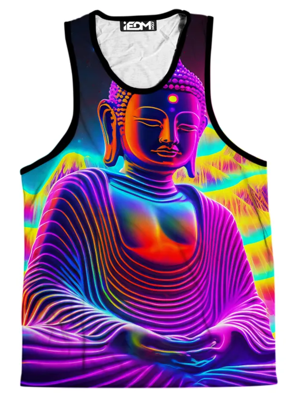 Neon Budha Men's Tank sold by iEDM