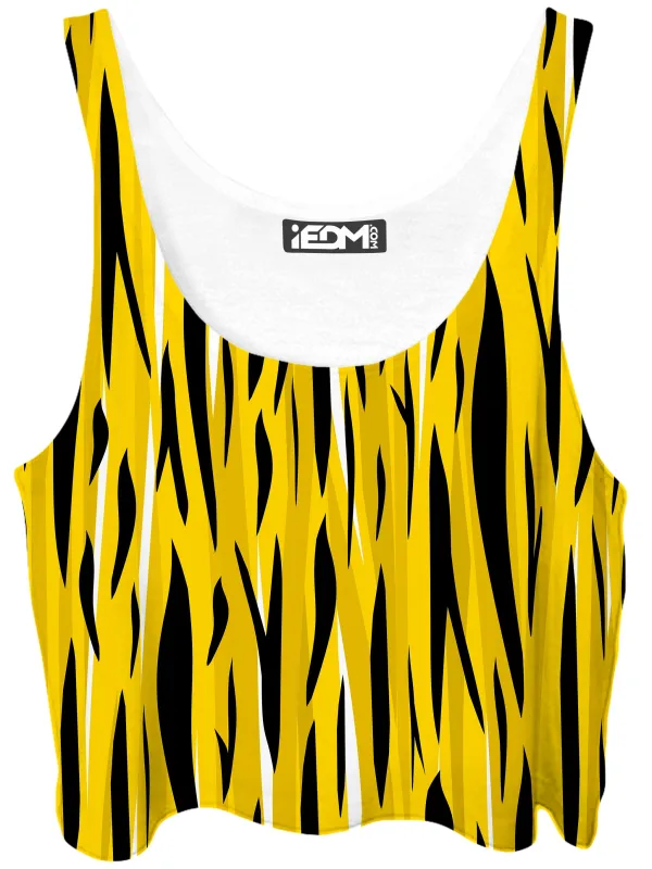 Tiger Markings Crop Top sold by iEDM