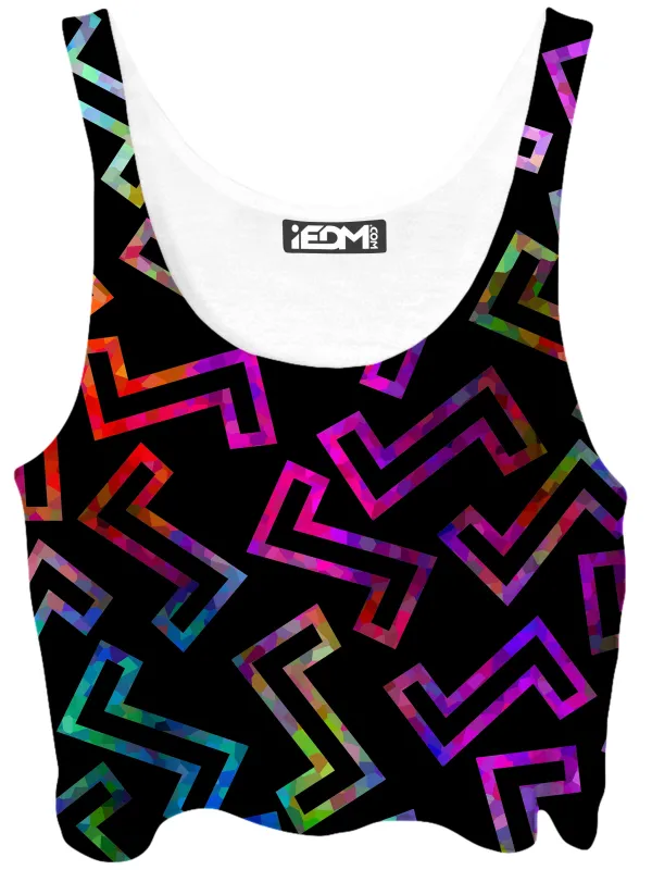 Sparkle Geometric Crop Top sold by iEDM