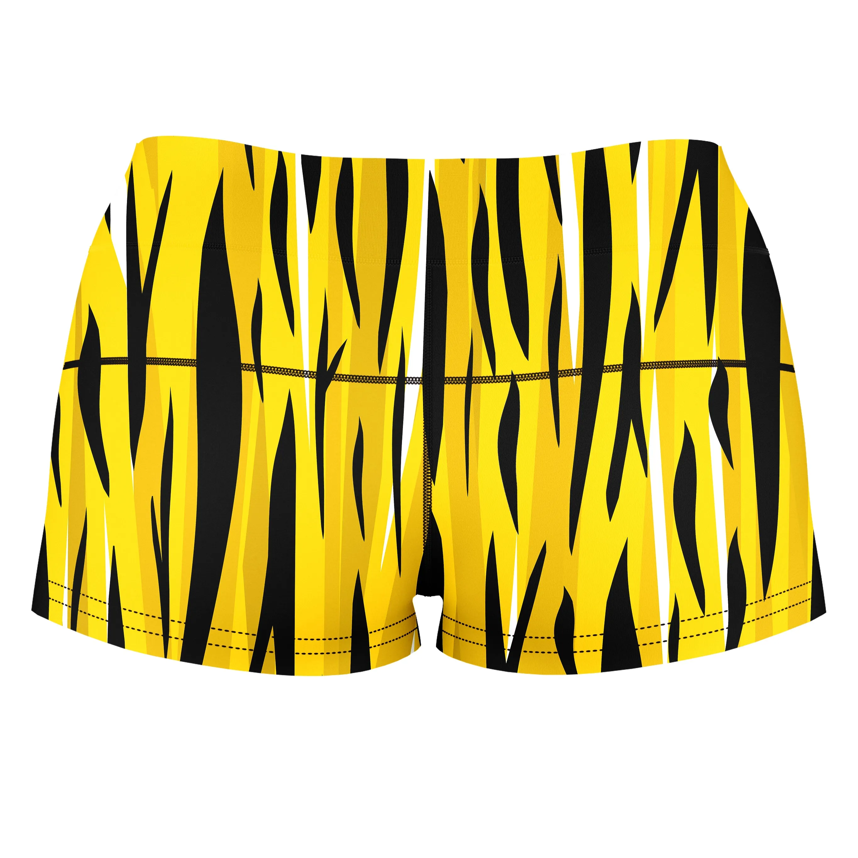Tiger Markings High-Waisted Women's Shorts sold by iEDM product image thumbnail 2