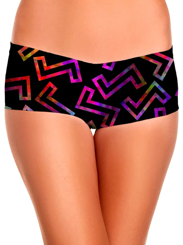 Sparkle Geometric Booty Shorts sold by iEDM