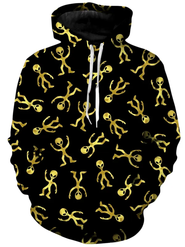 Party Like An Alien Gold Unisex Hoodie sold by iEDM