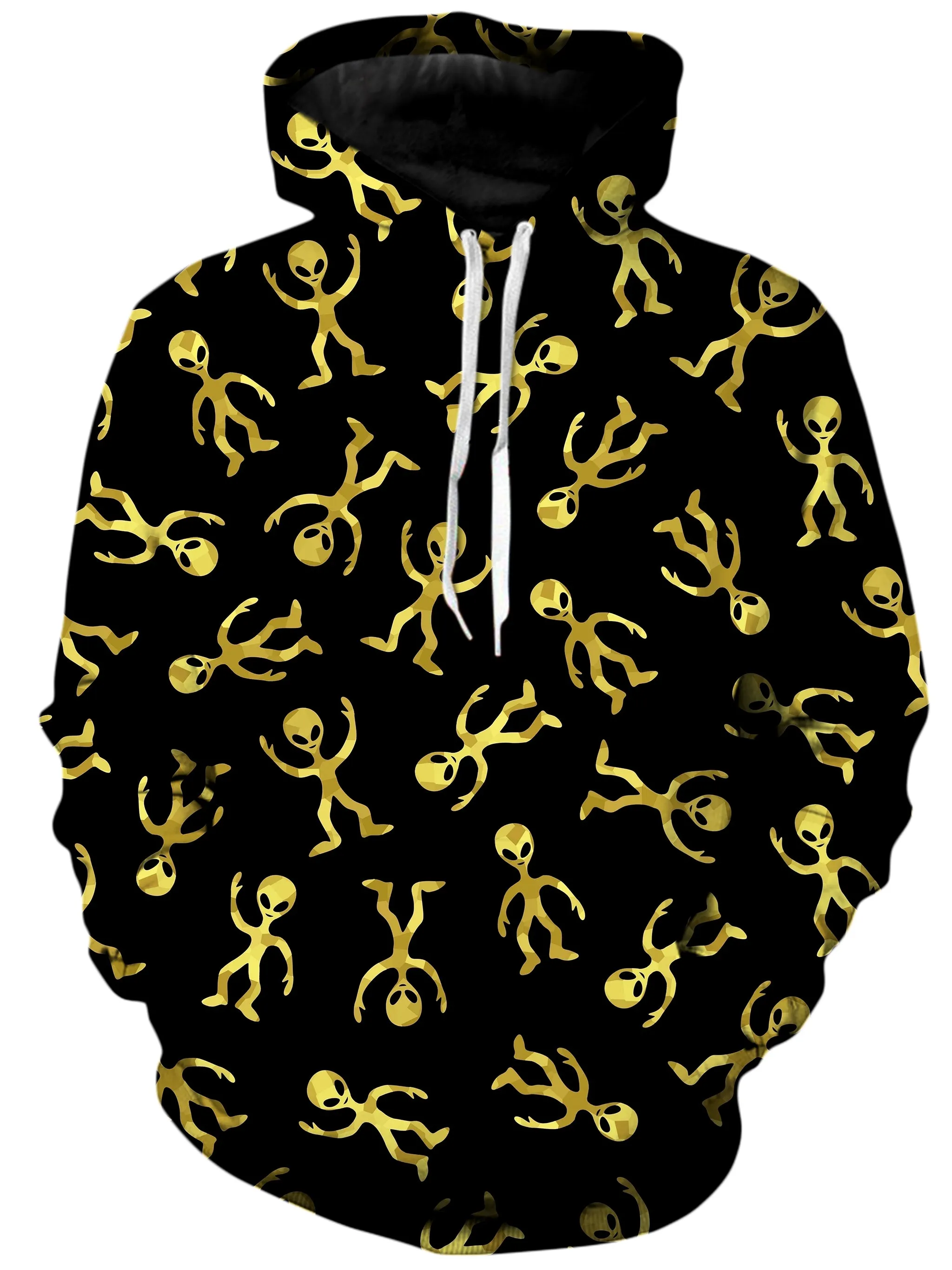 Party Like An Alien Gold Unisex Hoodie sold by iEDM