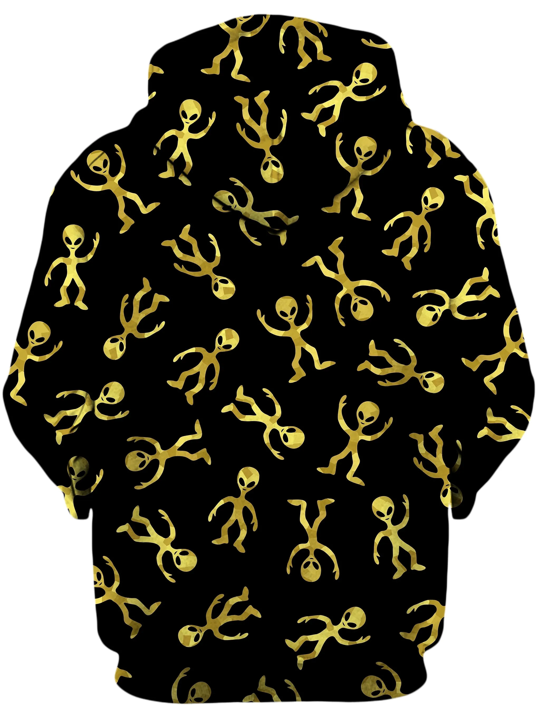 Party Like An Alien Gold Unisex Hoodie sold by iEDM product image thumbnail 2
