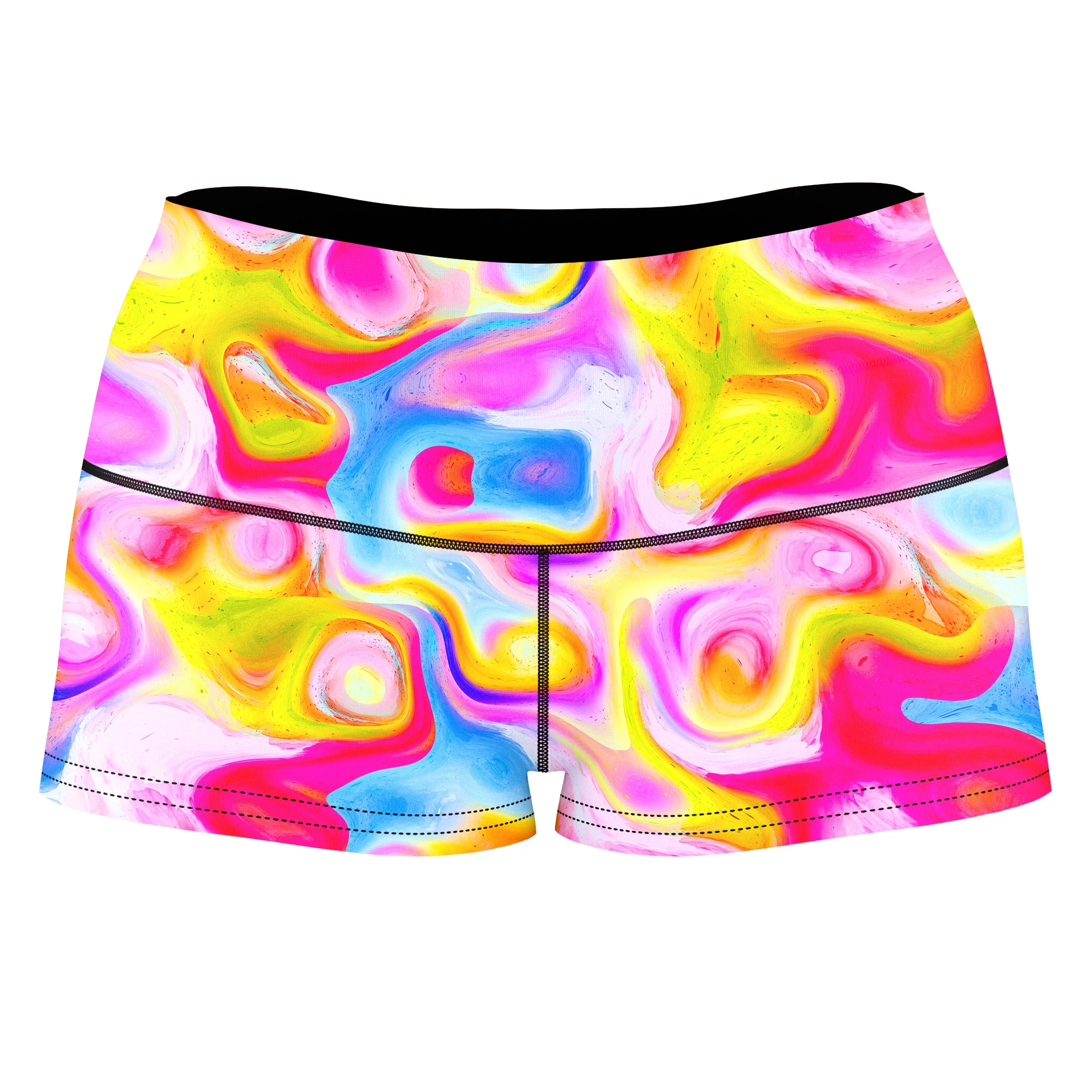 Cotton Candy High-Waisted Women's Shorts sold by iEDM