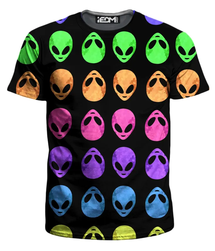 Alien Pattern Men's T-Shirt sold by iEDM