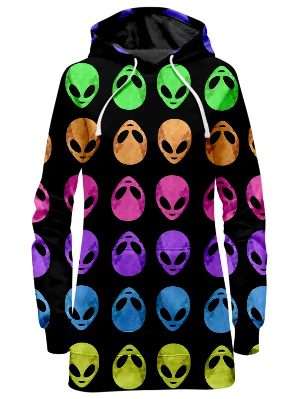Alien Pattern Hoodie Dress made by iEDM