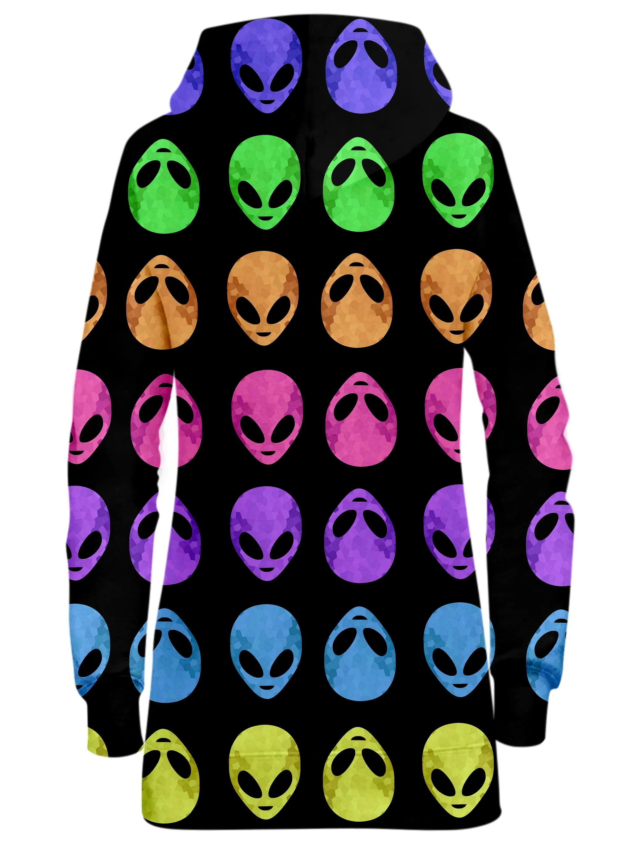 Alien Pattern Hoodie Dress sold by iEDM product image thumbnail 2