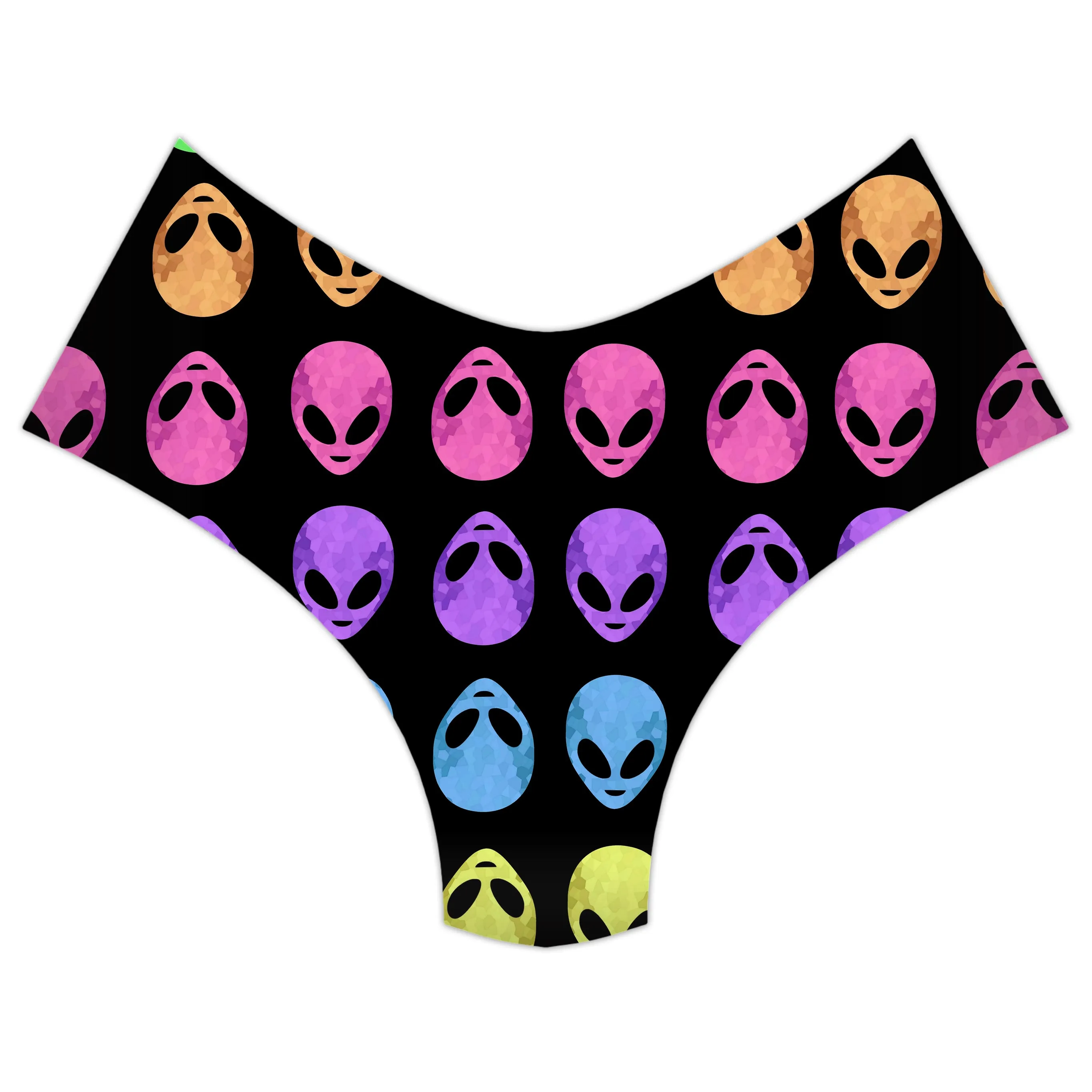 Alien Pattern Booty Shorts sold by iEDM product image thumbnail 3
