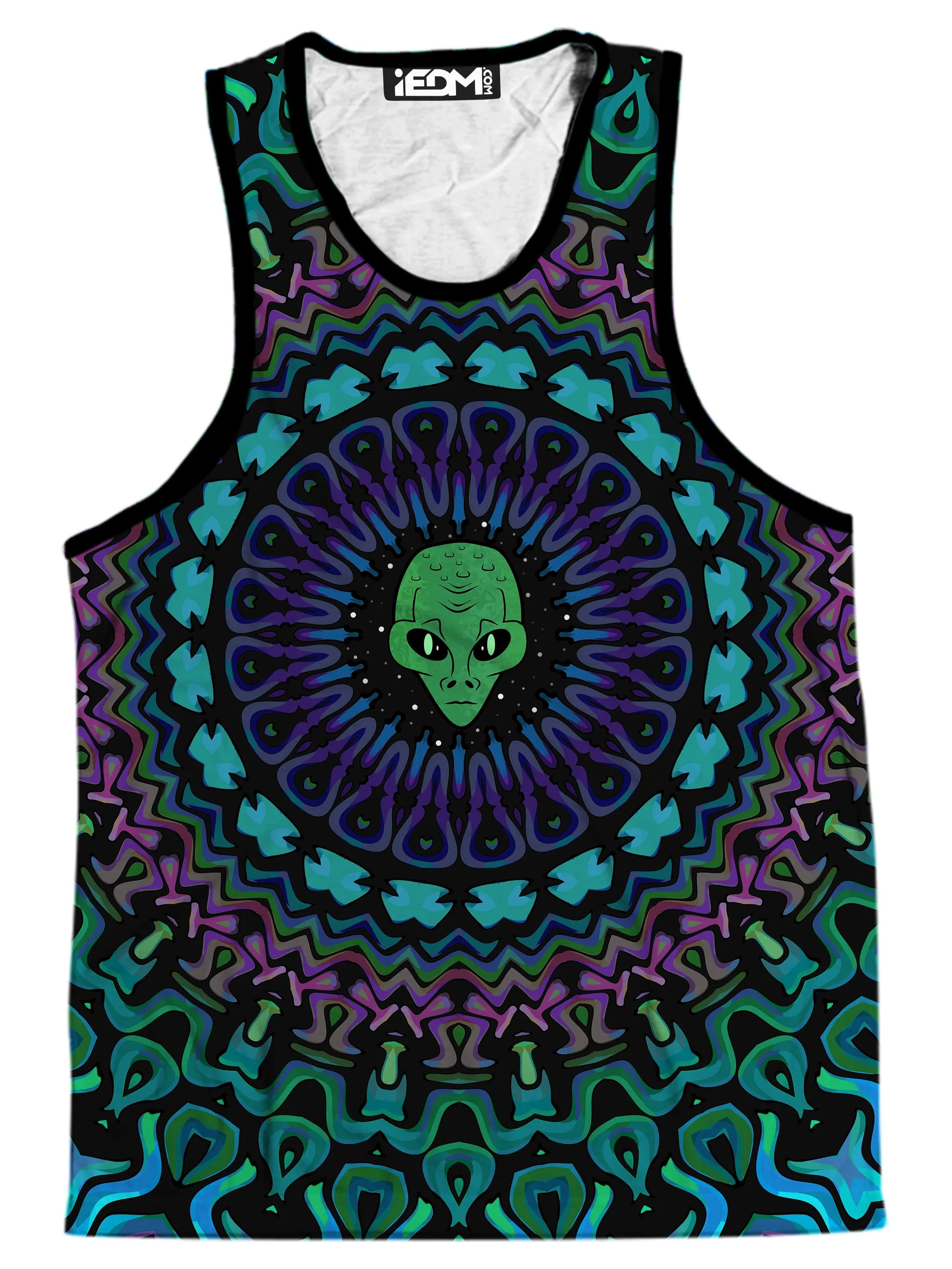 Alien Kaleidoscope Men's Tank sold by iEDM