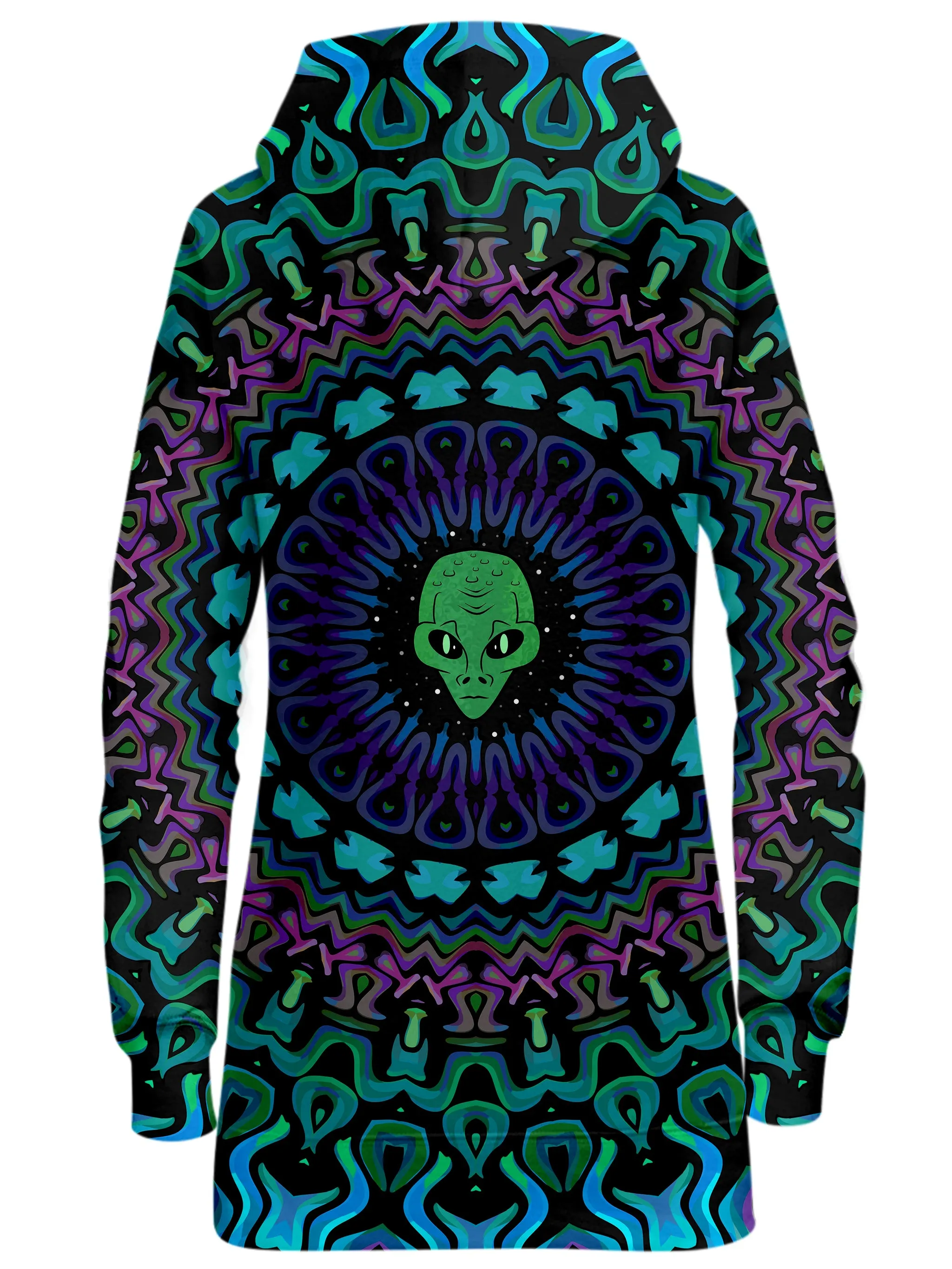 Alien Kaleidoscope Hoodie Dress sold by iEDM product image thumbnail 2