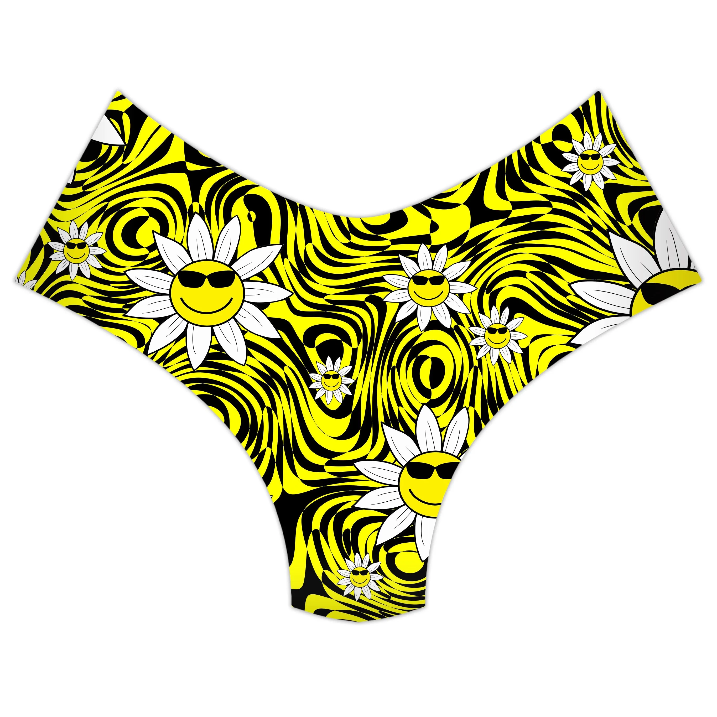 Smiling Daisies Booty Shorts sold by iEDM product image thumbnail 3