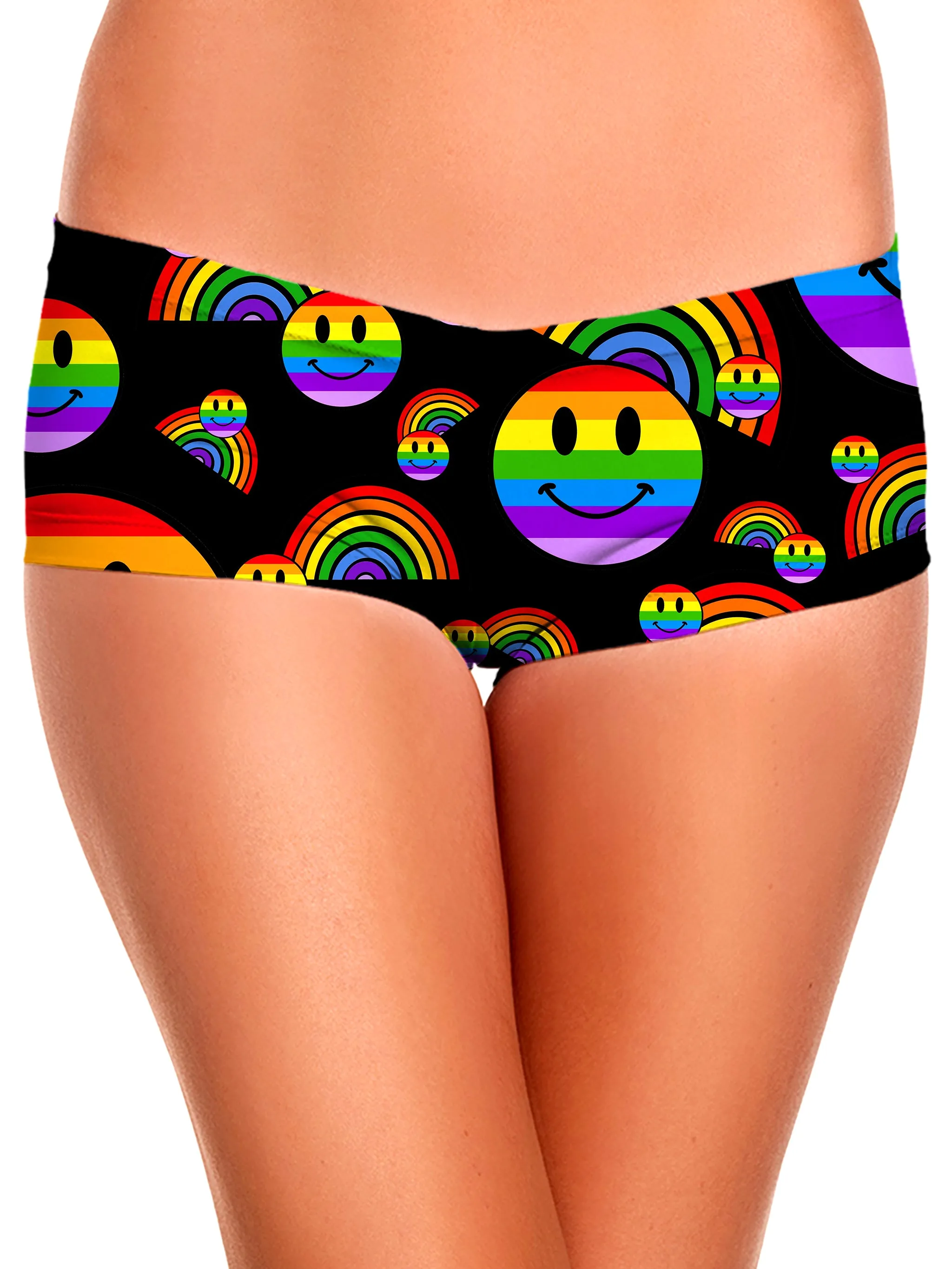 Rainbow Love Booty Shorts sold by iEDM
