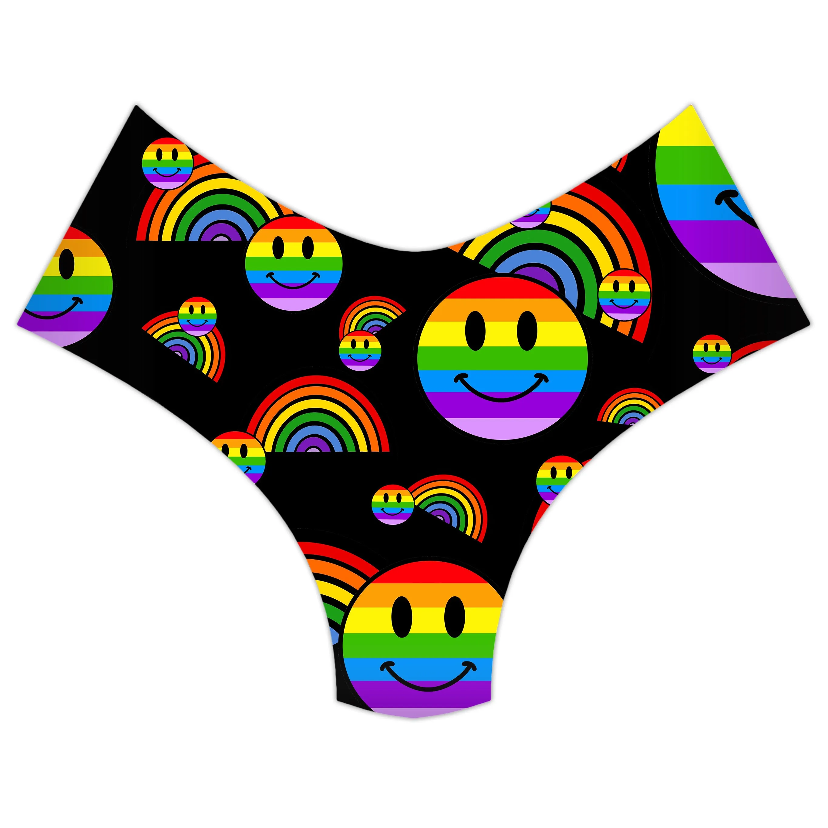 Rainbow Love Booty Shorts sold by iEDM product image thumbnail 3