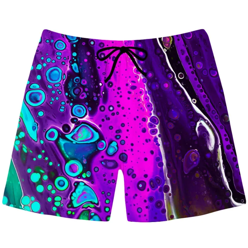 Purple Trip Swim Trunks sold by iEDM