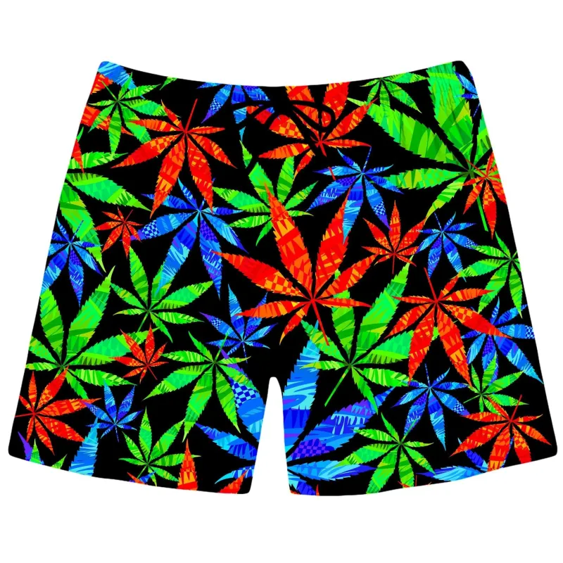 Weed Swim Trunks sold by iEDM