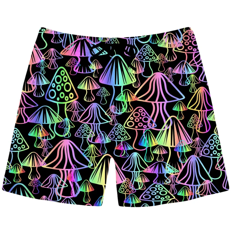 Magic Mushrooms Swim Trunks sold by iEDM