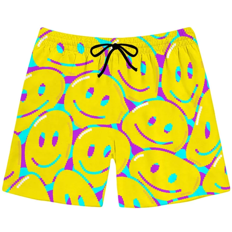 Happy Tabs Swim Trunks sold by iEDM
