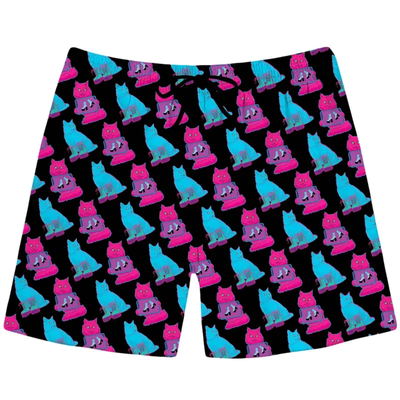 Boots N Cats Swim Trunks sold by iEDM