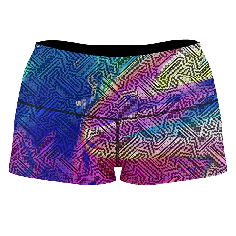 Trifecta High-Waisted Women's Shorts sold by iEDM