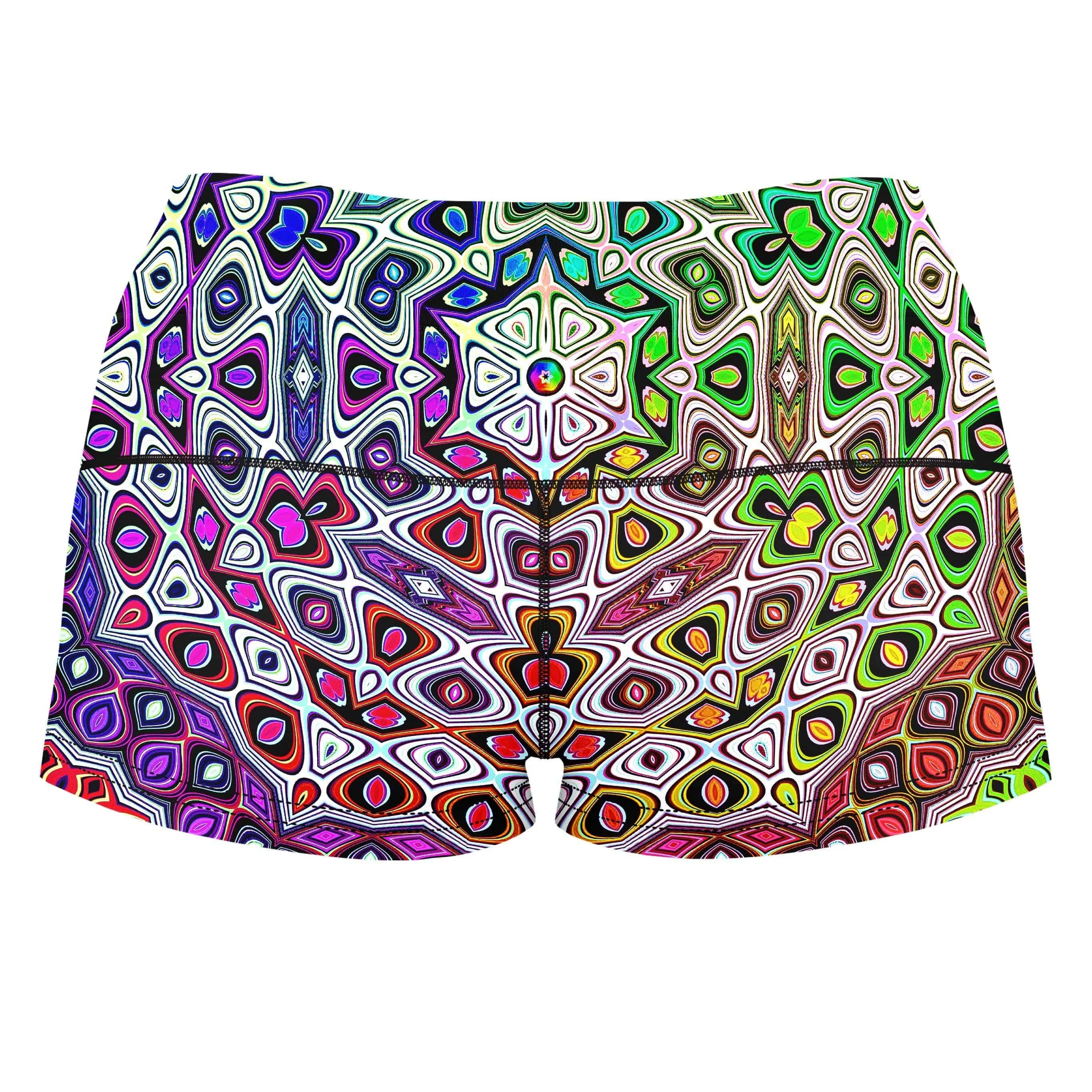 The Seed of God High-Waisted Women's Shorts sold by iEDM product image thumbnail 2
