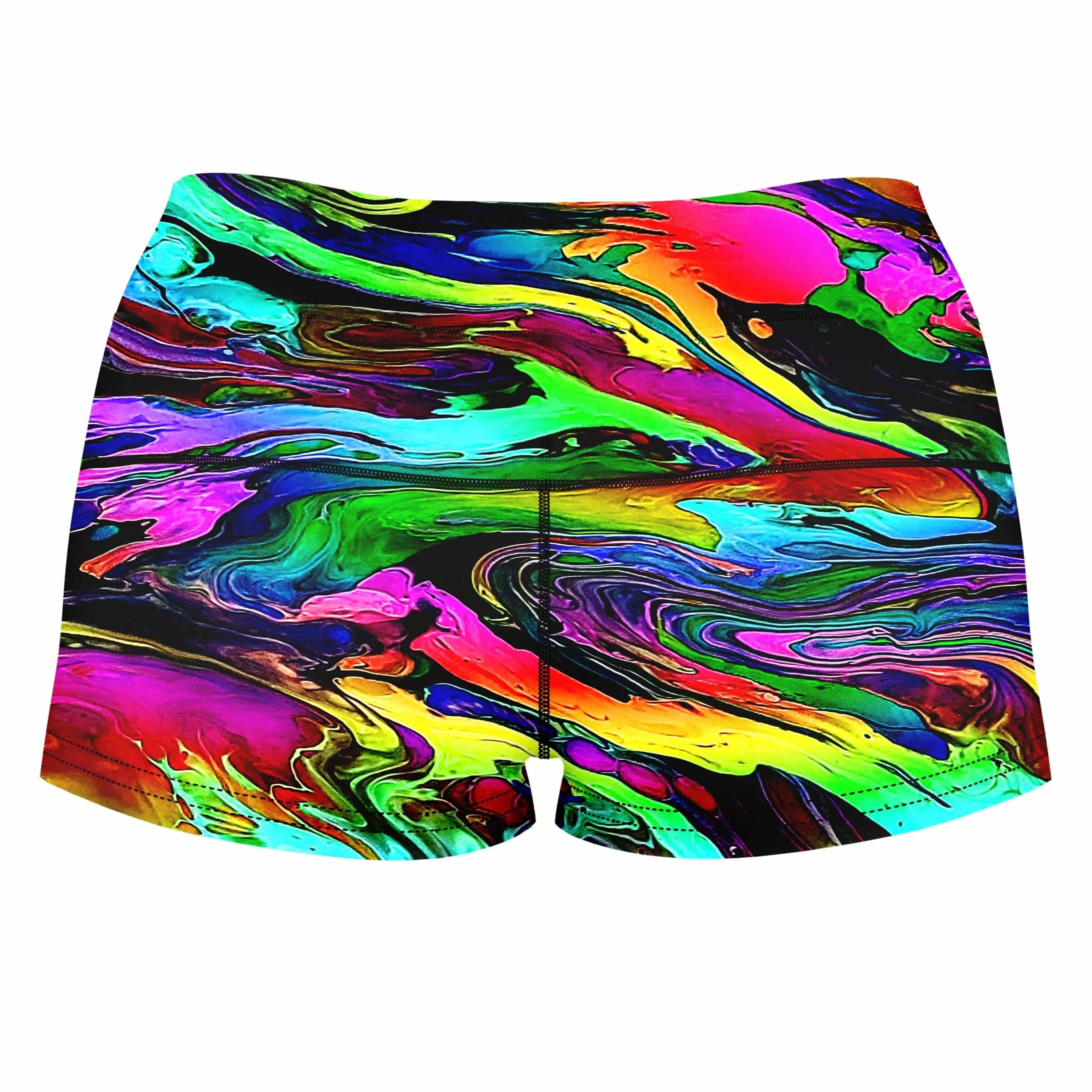 The Mystic River High-Waisted Women's Shorts sold by iEDM product image thumbnail 2