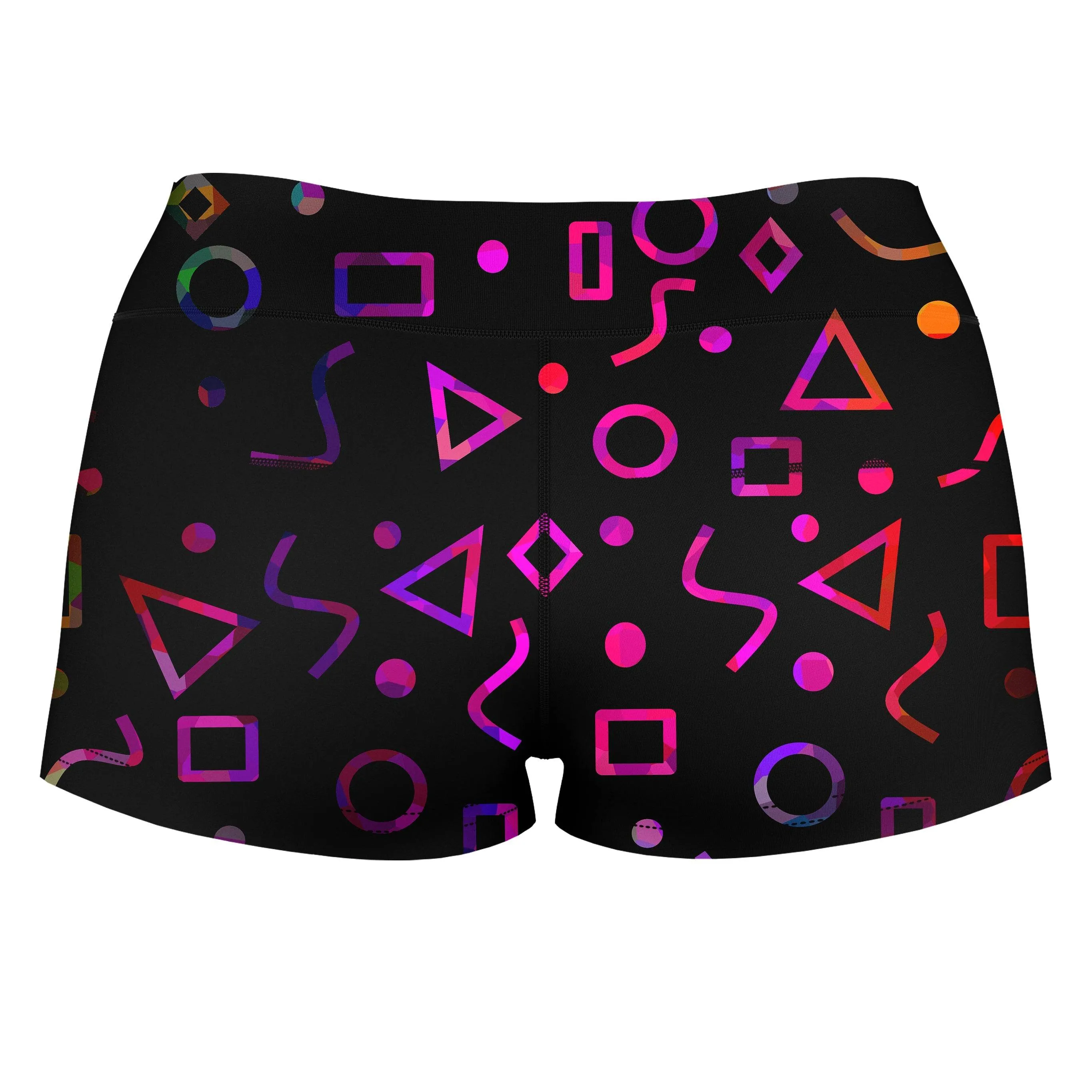 Modern Shapes High-Waisted Women's Shorts sold by iEDM product image thumbnail 2