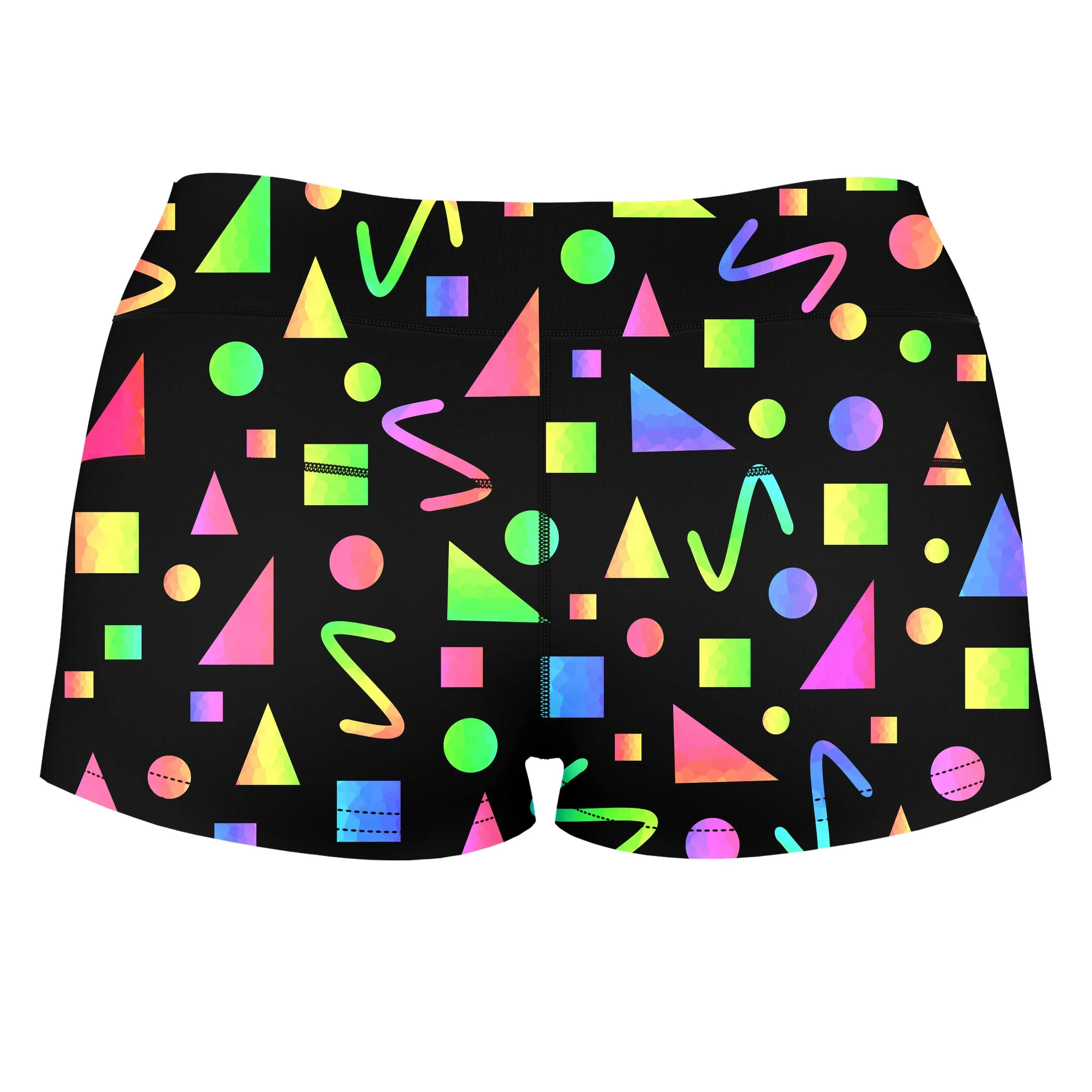 Party Geometric High-Waisted Women's Shorts sold by iEDM product image thumbnail 2