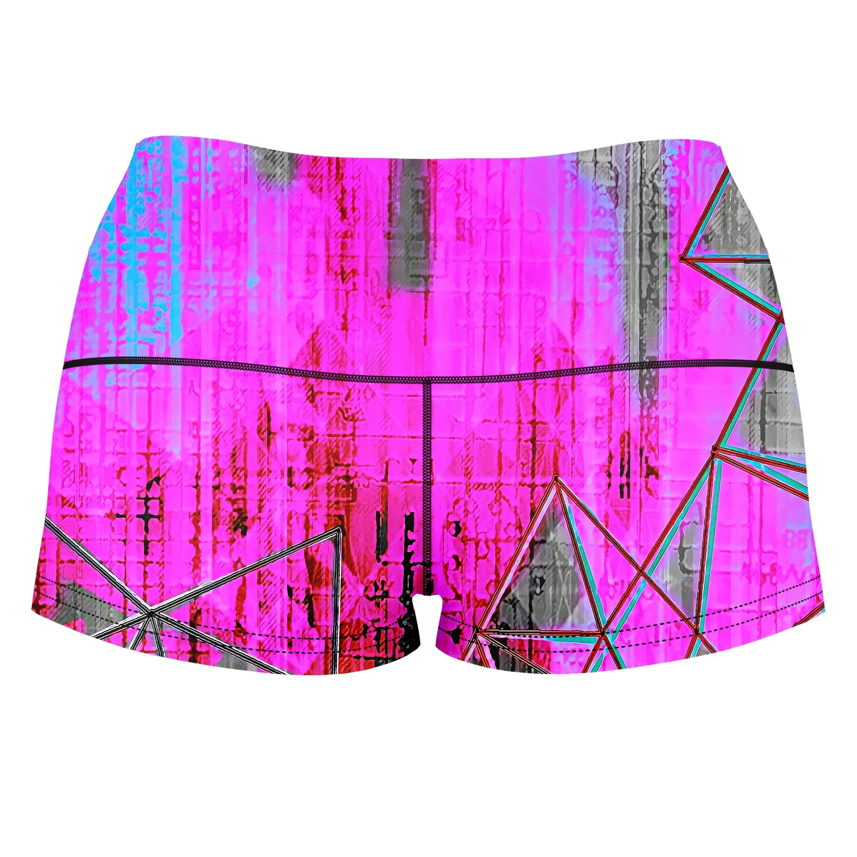 Pop High-Waisted Women's Shorts sold by iEDM product image thumbnail 2