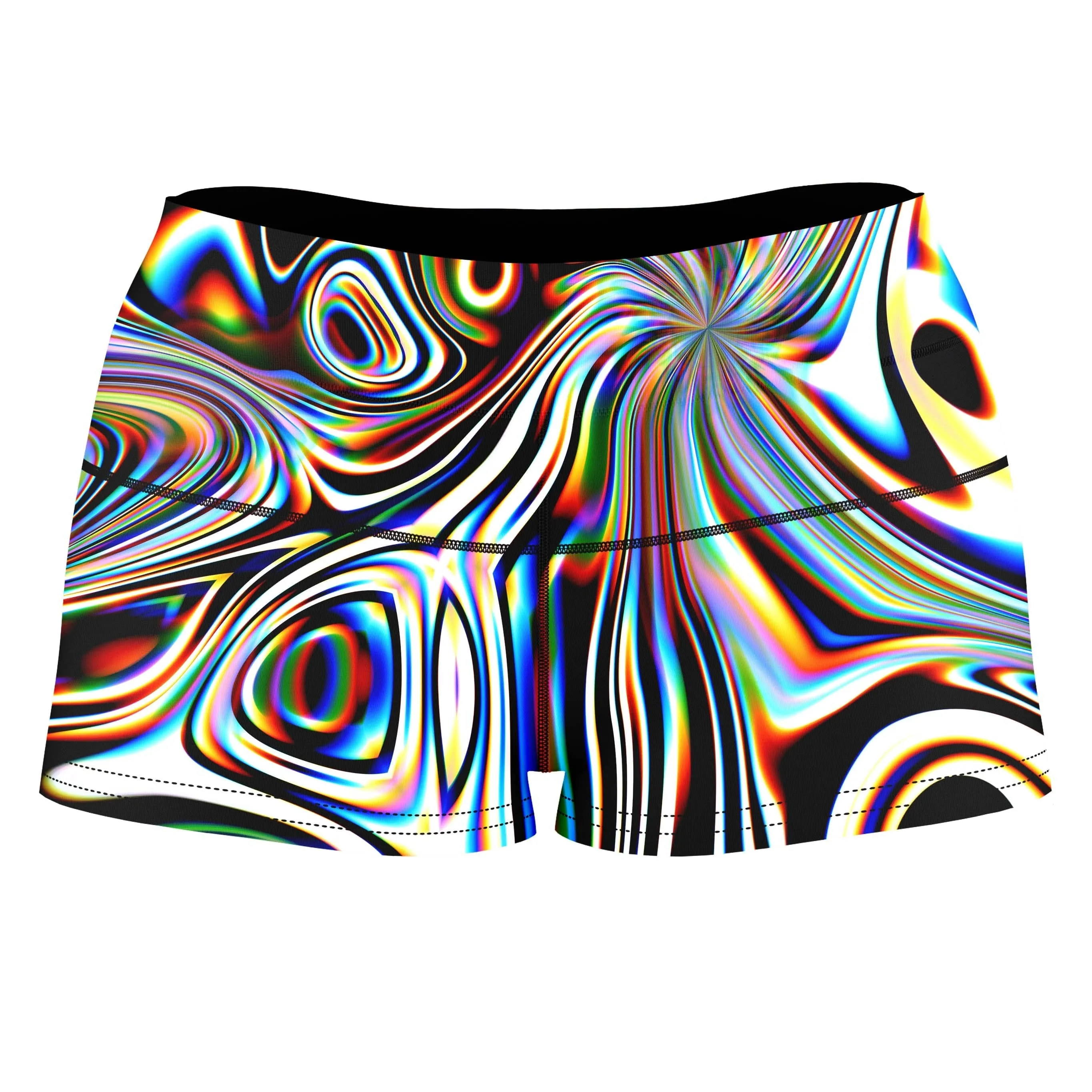 Oil Aura High-Waisted Women's Shorts sold by iEDM