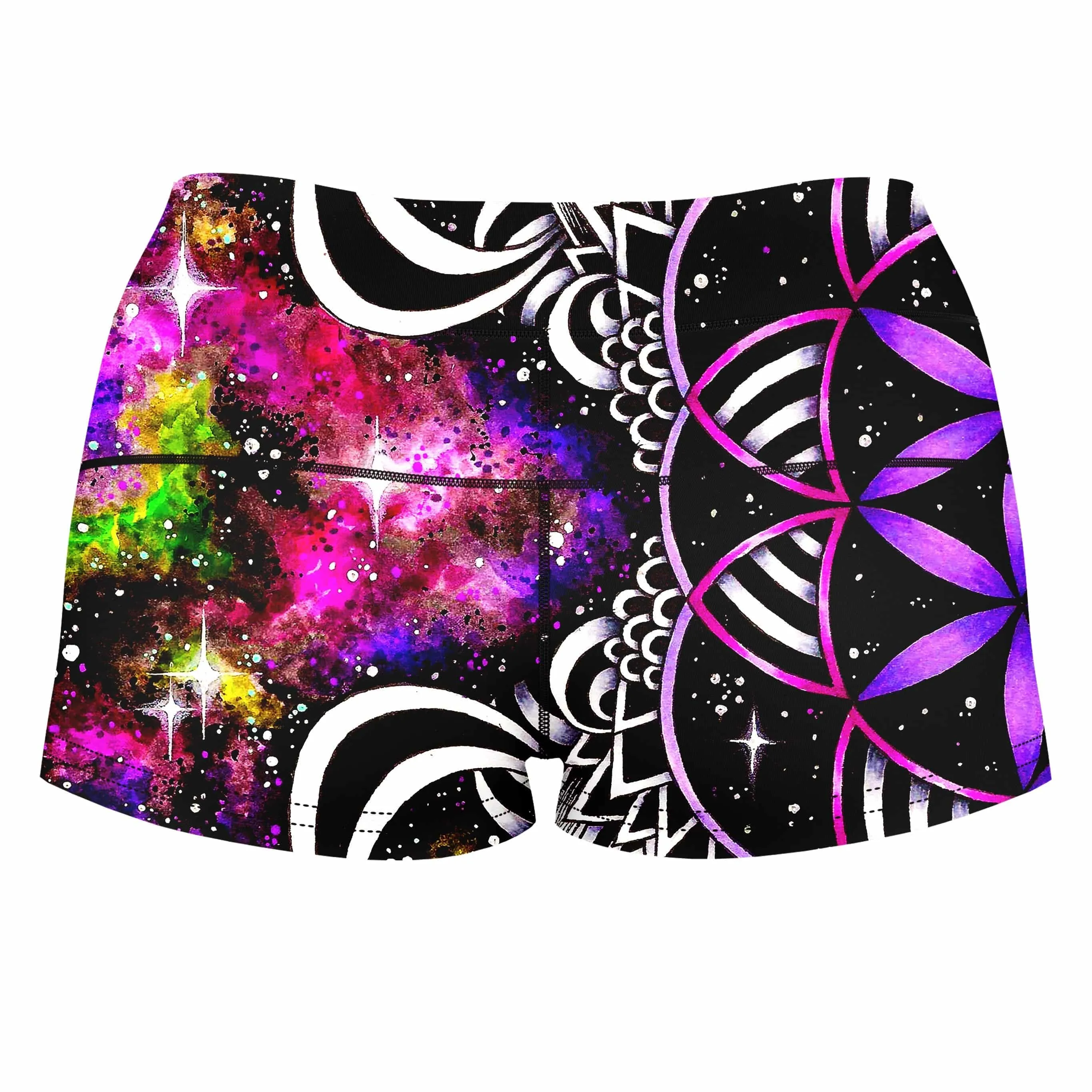 Oracle of Life High-Waisted Women's Shorts sold by iEDM product image thumbnail 2