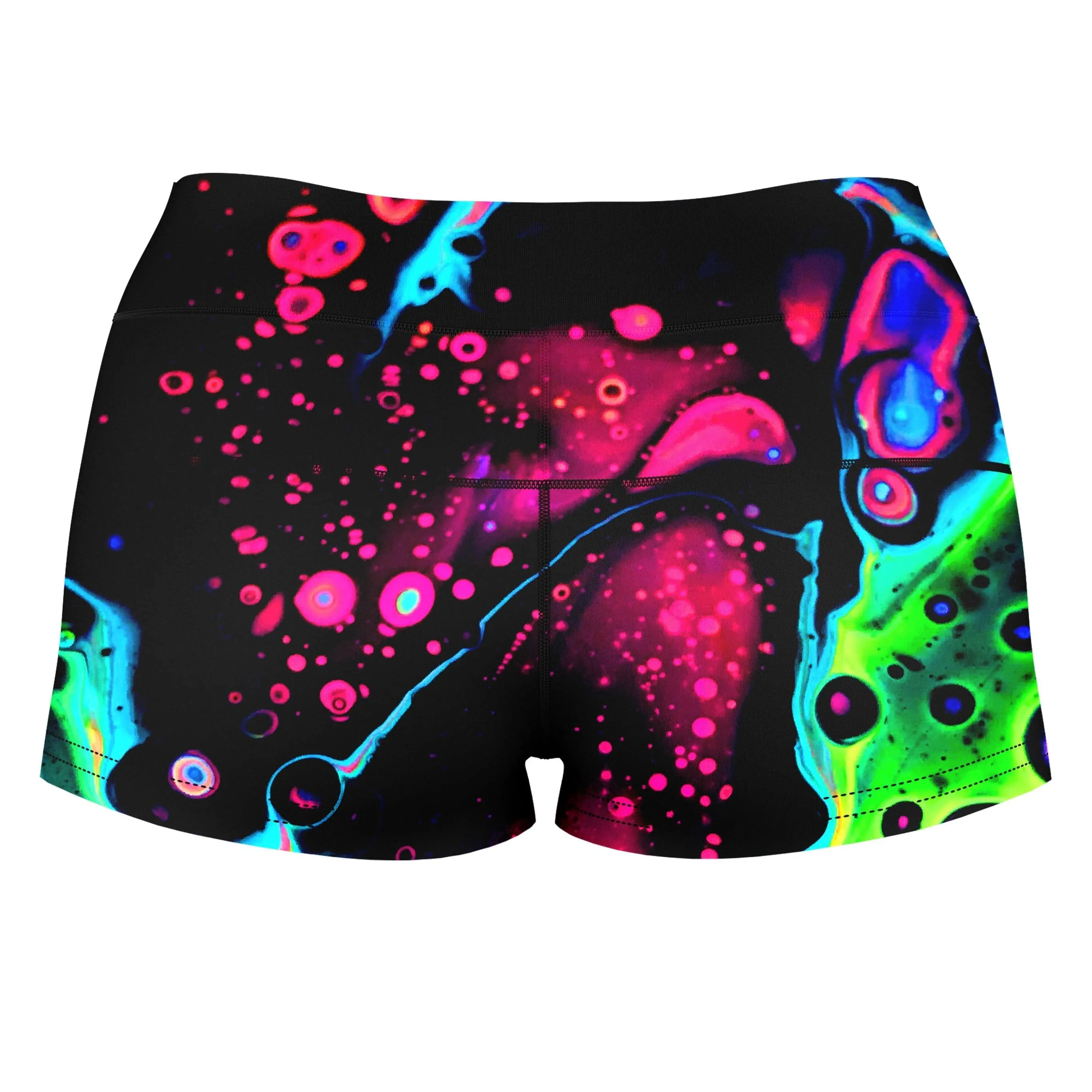 Heart High-Waisted Women's Shorts sold by iEDM product image thumbnail 2