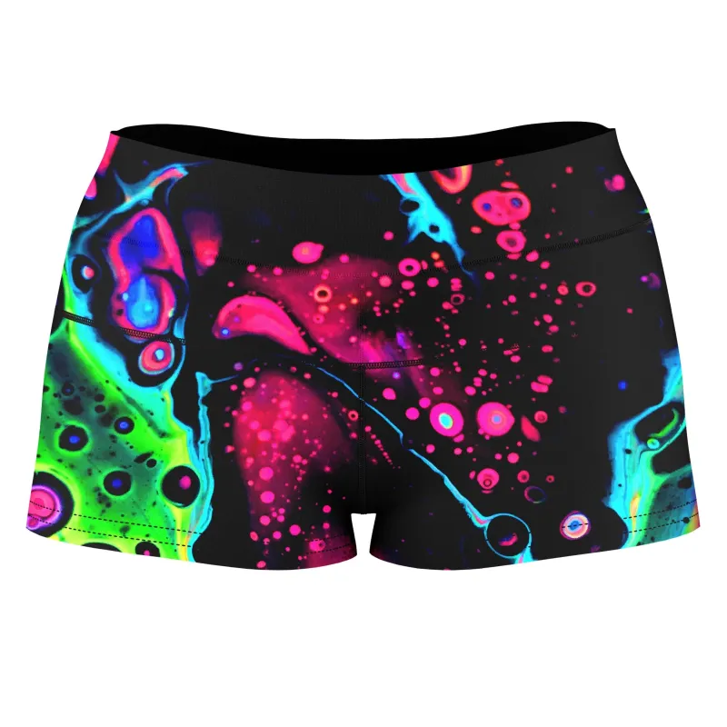 Heart High-Waisted Women's Shorts sold by iEDM