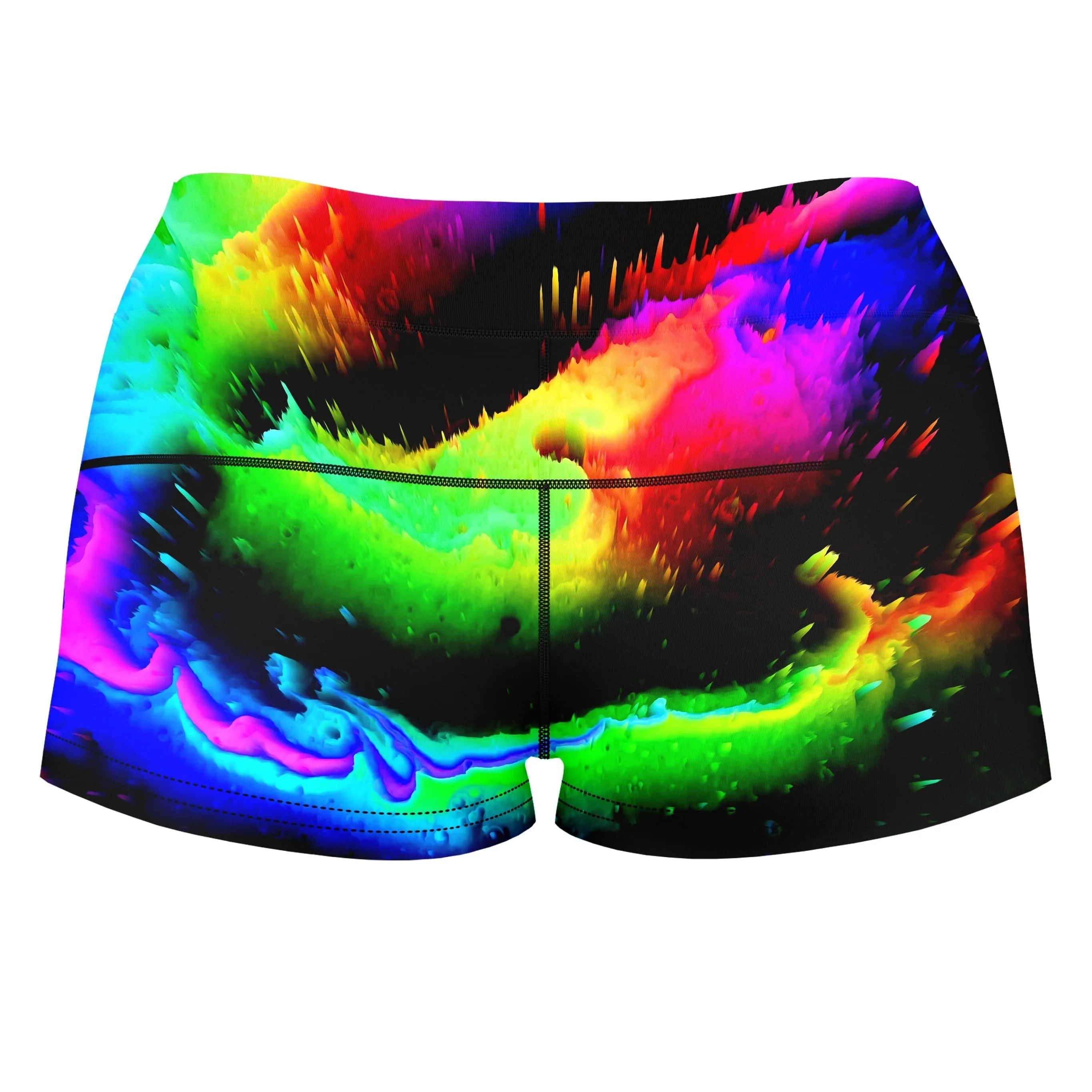 Intergalactic Rush High-Waisted Women's Shorts sold by iEDM product image thumbnail 2