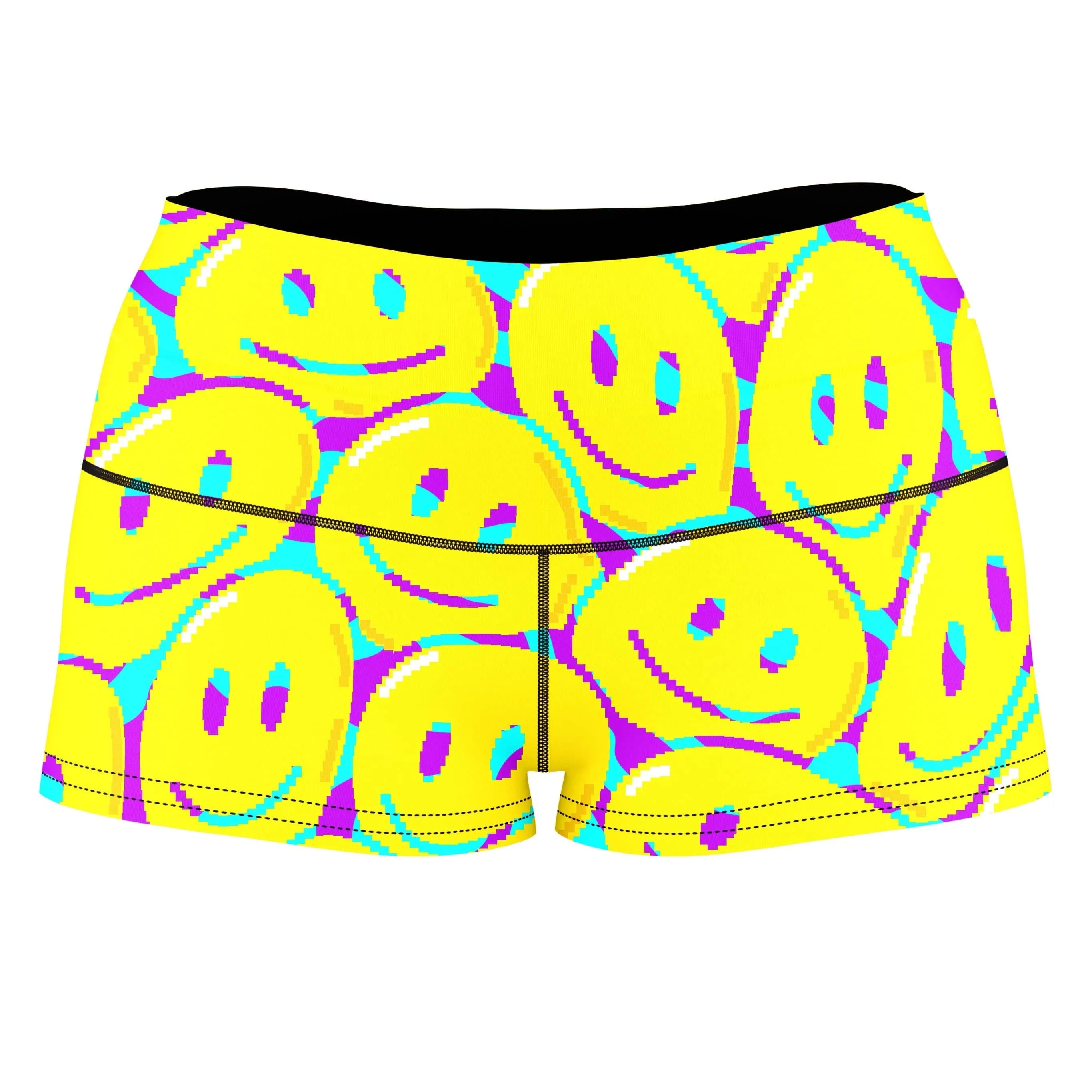 Happy Tabs High-Waisted Women's Shorts sold by iEDM