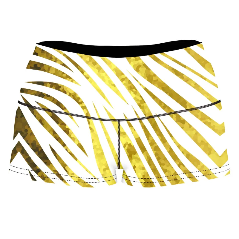 Gold Safari High-Waisted Women's Shorts sold by iEDM