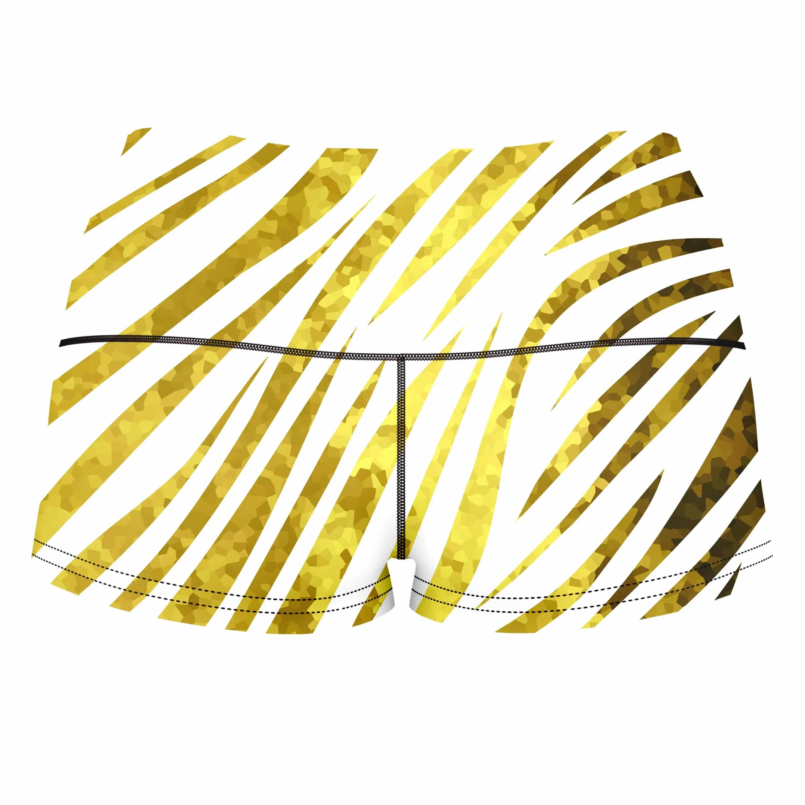 Gold Safari High-Waisted Women's Shorts sold by iEDM product image thumbnail 2