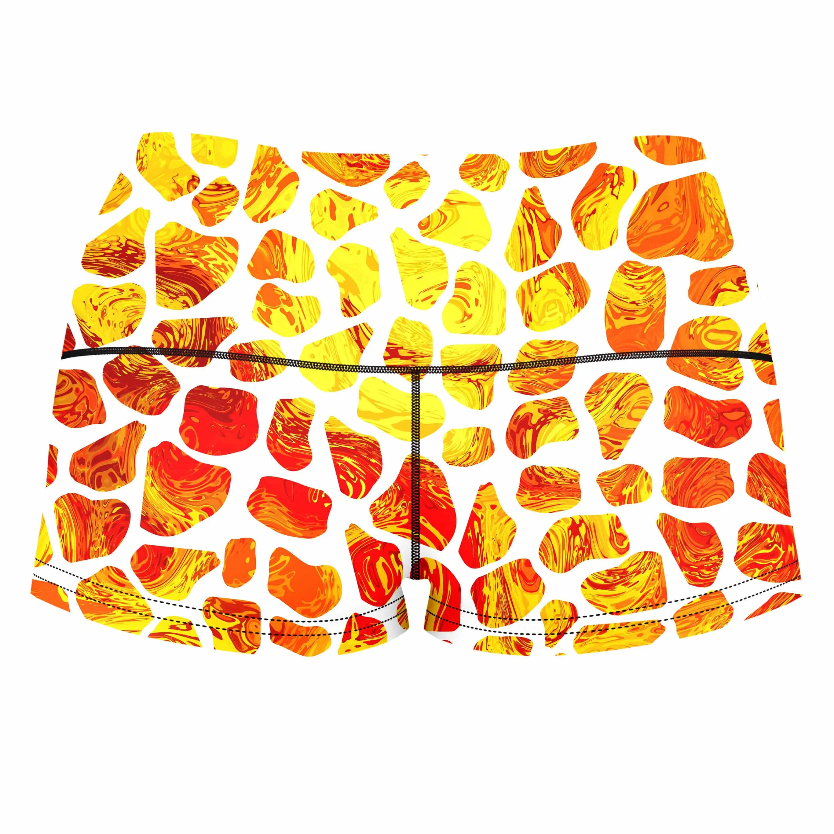 Giraffe Pattern High-Waisted Women's Shorts sold by iEDM product image thumbnail 2