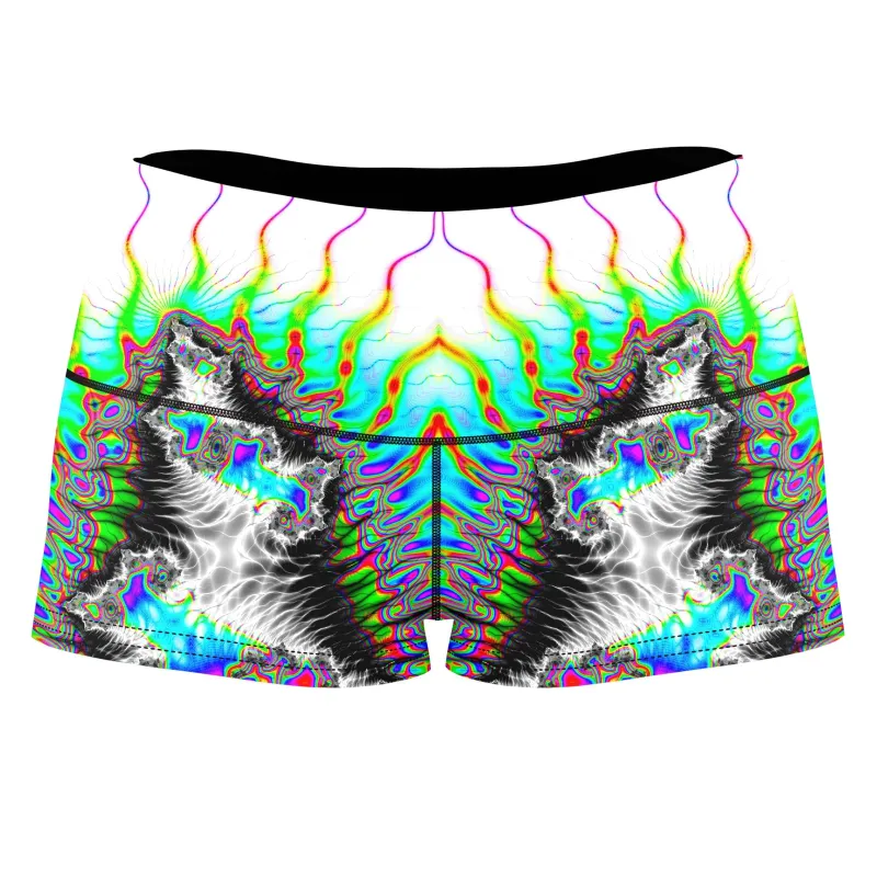 Insectoid Entity High-Waisted Women's Shorts sold by iEDM