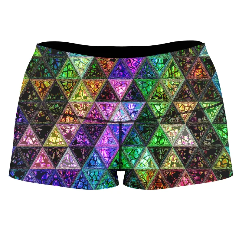 Gem Setter High-Waisted Women's Shorts sold by iEDM