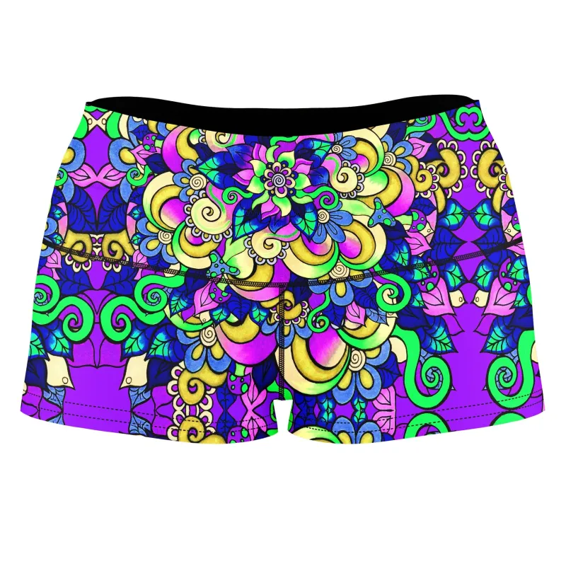 Blossom High-Waisted Women's Shorts sold by iEDM