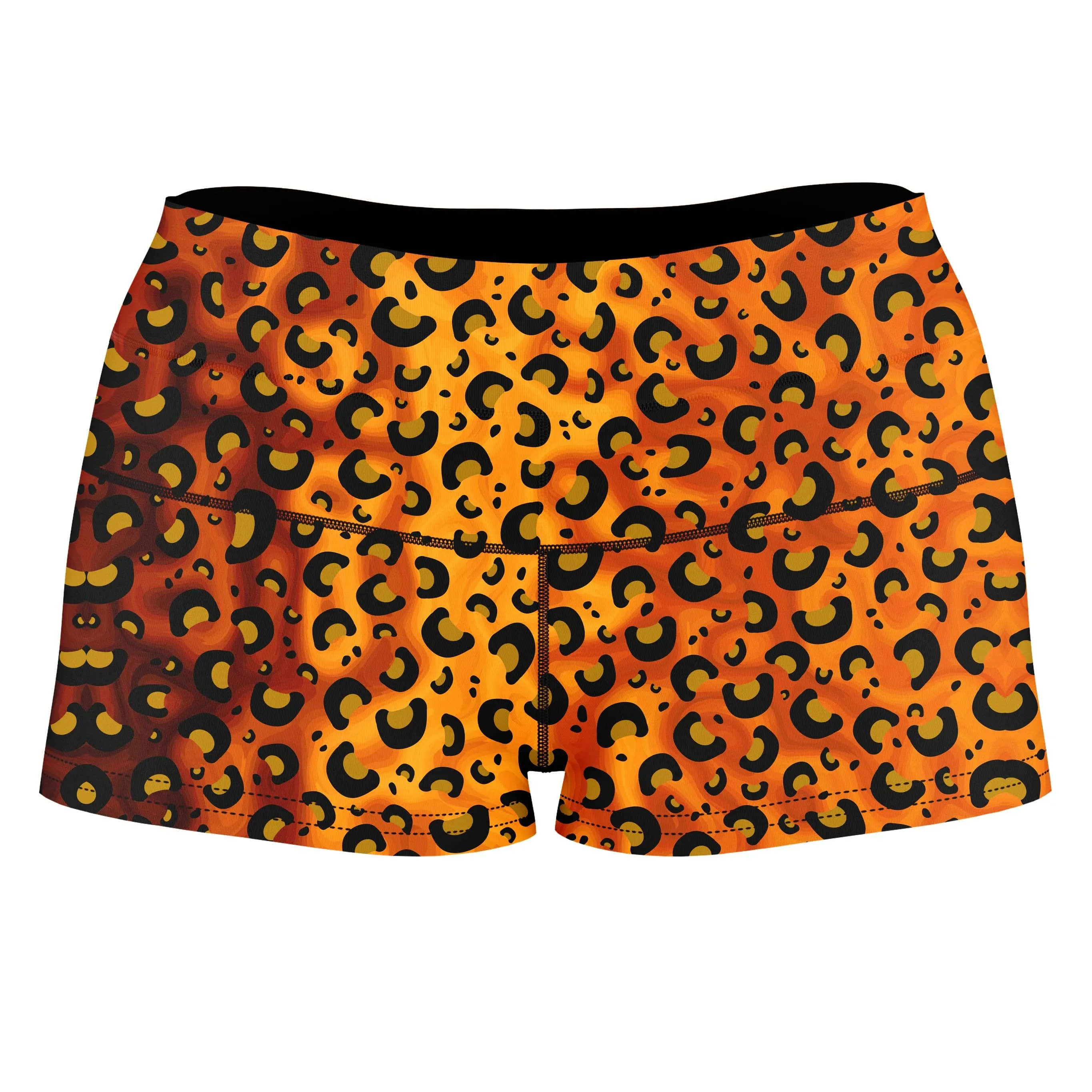 Cheetah Print High-Waisted Women's Shorts sold by iEDM
