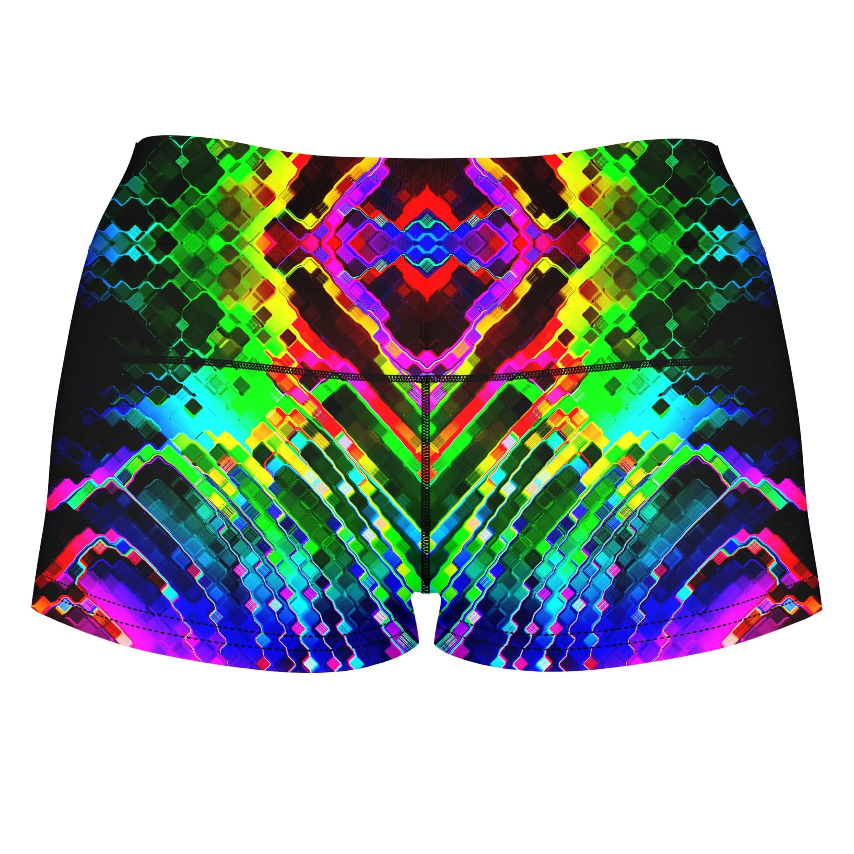 Entering Hyperspace High-Waisted Women's Shorts sold by iEDM product image thumbnail 2
