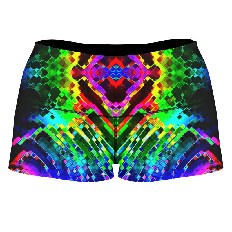 Entering Hyperspace High-Waisted Women's Shorts sold by iEDM