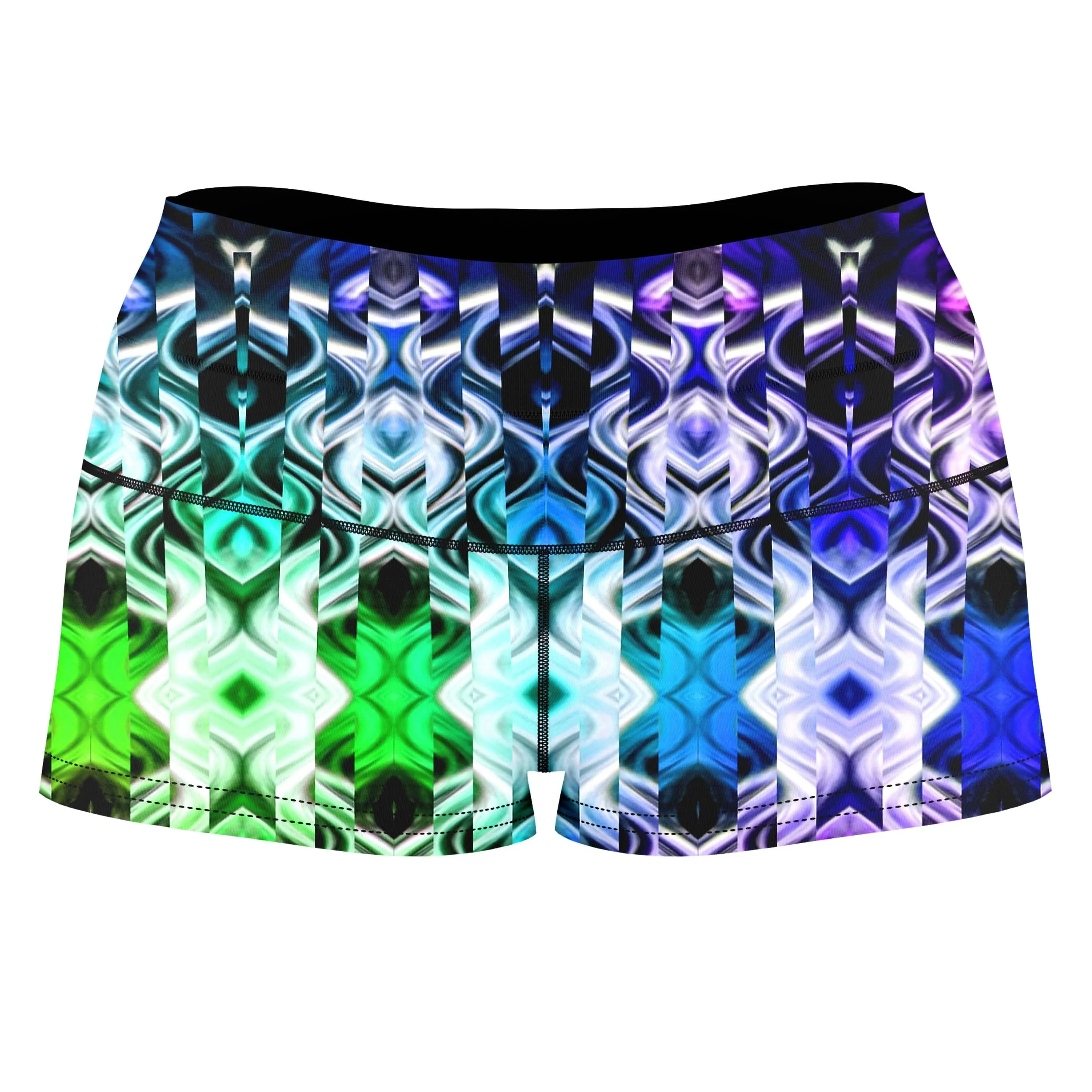 Crystal Crown High-Waisted Women's Shorts sold by iEDM