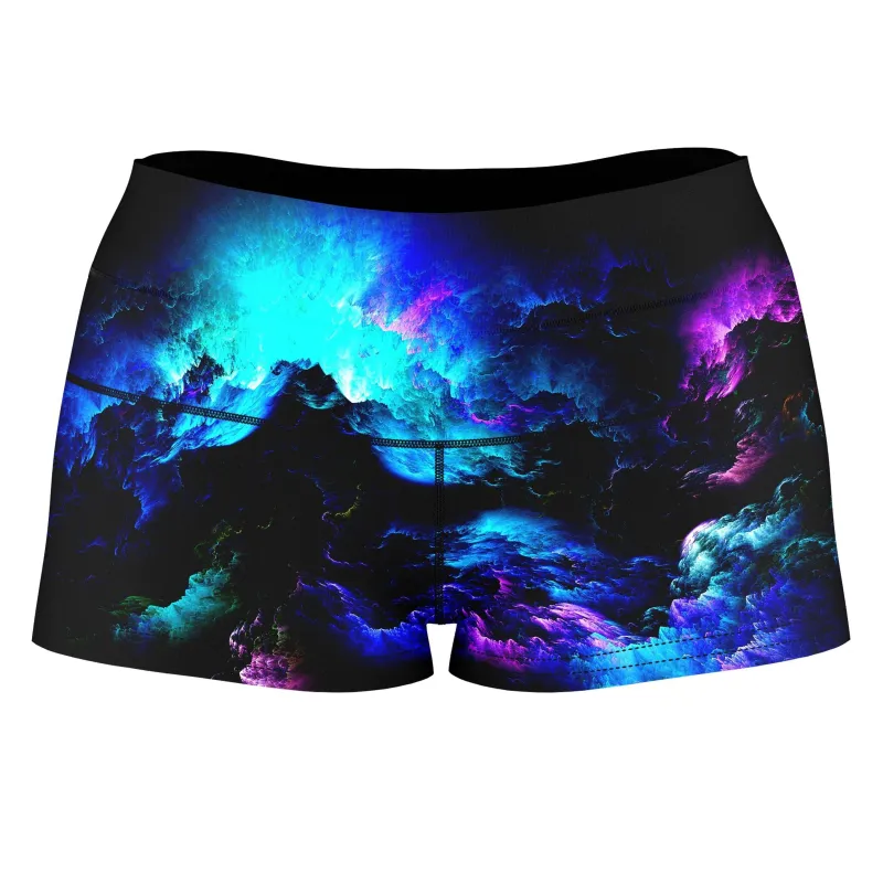 Dream Waves High-Waisted Women's Shorts sold by iEDM