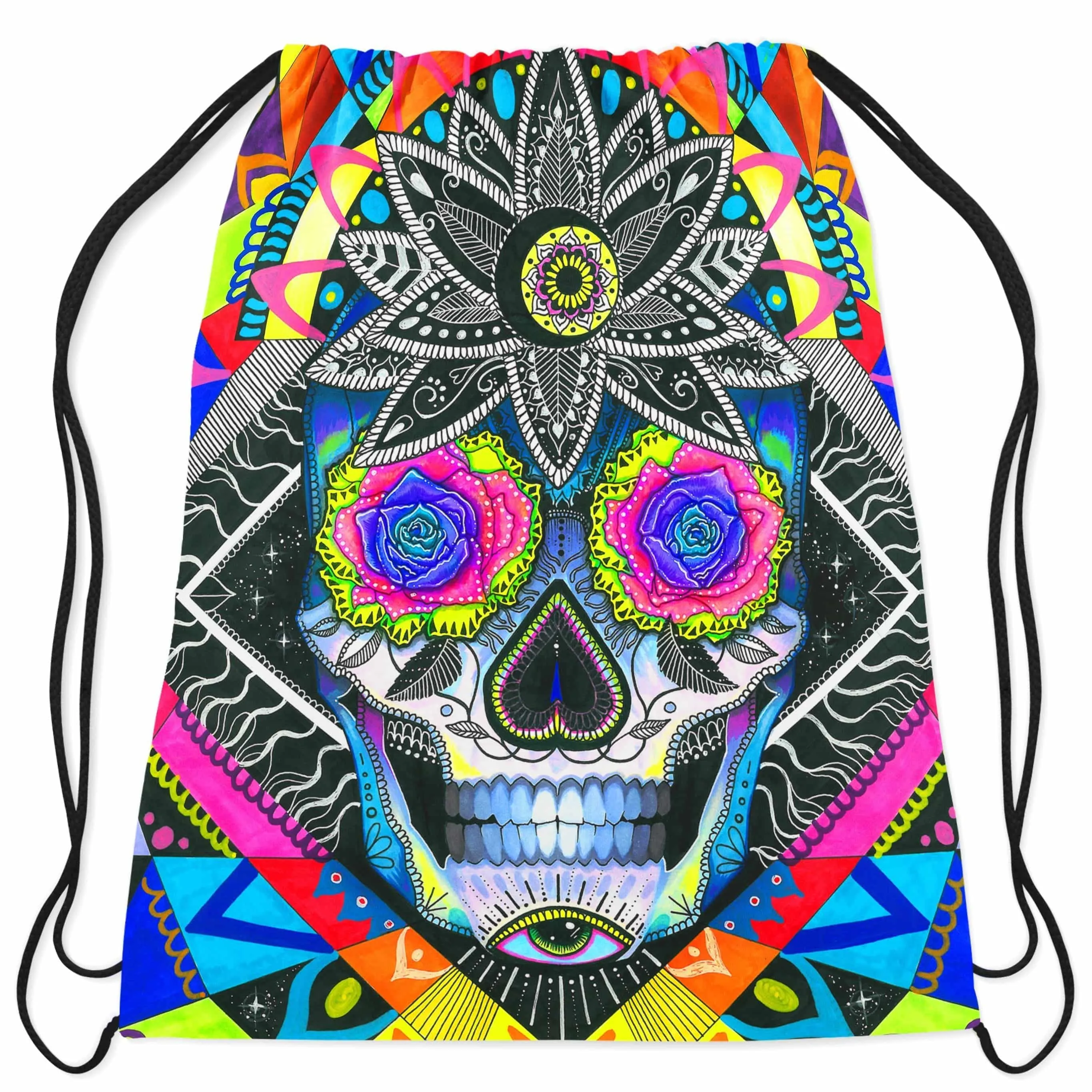 Suger Skull Drawstring Bag sold by iEDM