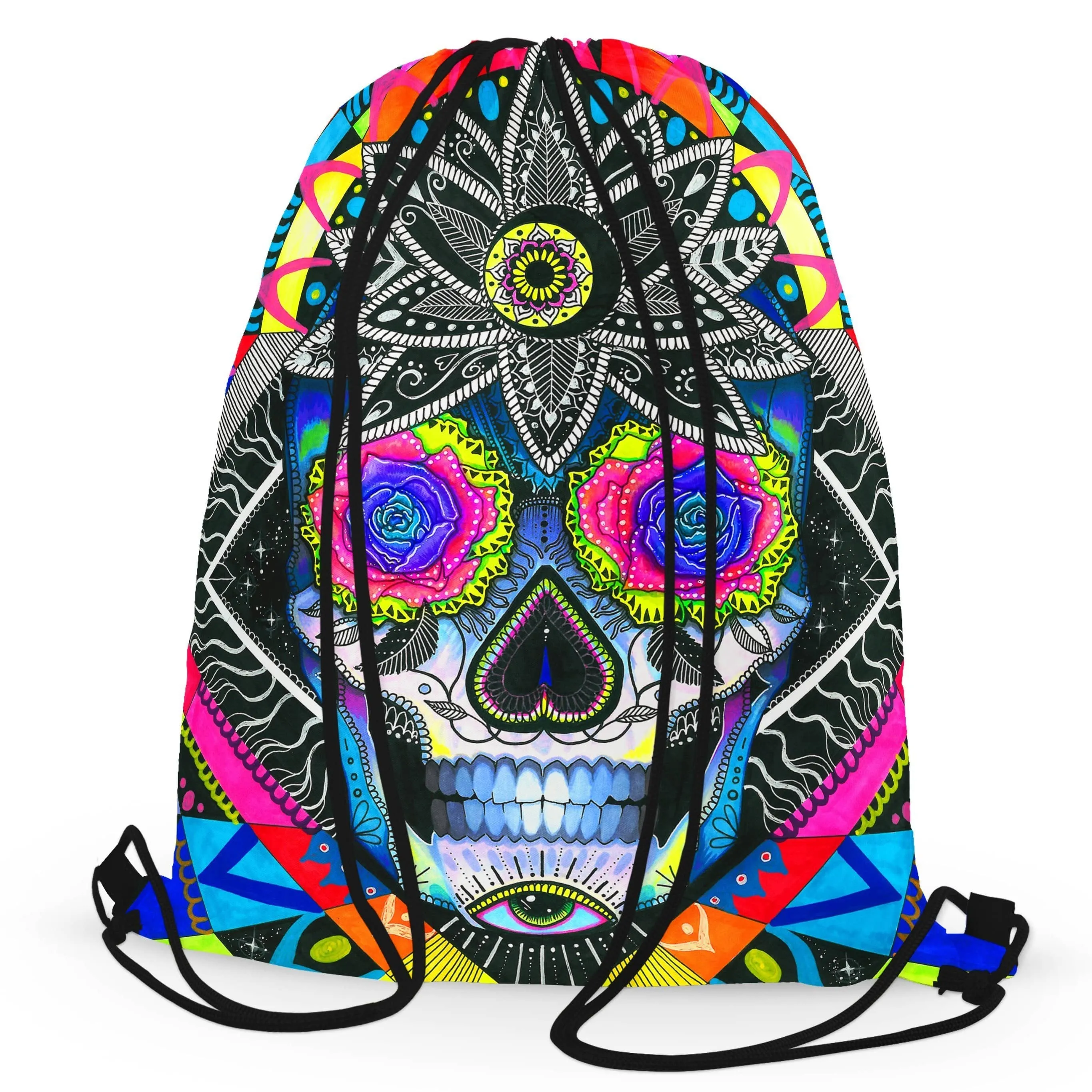Suger Skull Drawstring Bag sold by iEDM product image thumbnail 3