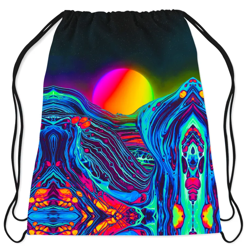 Dose of Sunset Drawstring Bag sold by iEDM